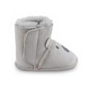 Babies Sidney Sheepskin Booties  Light Grey Extra Image 1 Preview